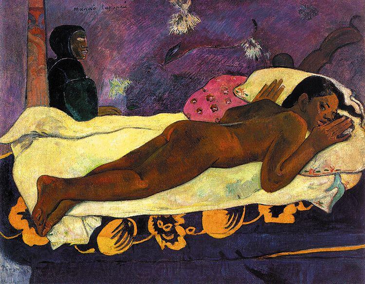 Paul Gauguin Manao Tupapau Spain oil painting art